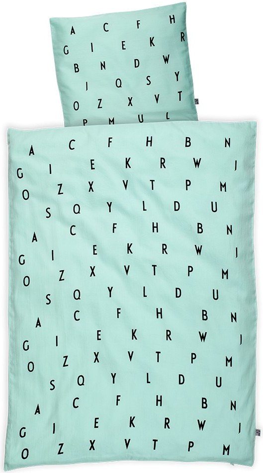 Pościel niemowlęca AJ Vintage ABC Kids turkusowa