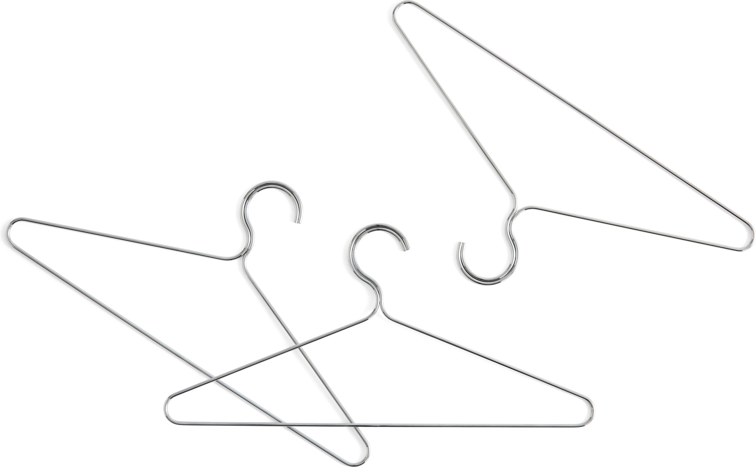 Wieszaki na ubrania Colour lustrzane 3 szt.