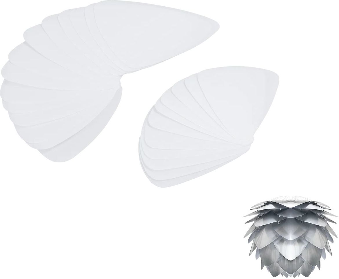 Listki zapasowe do lampy Silvia Mini stalowe