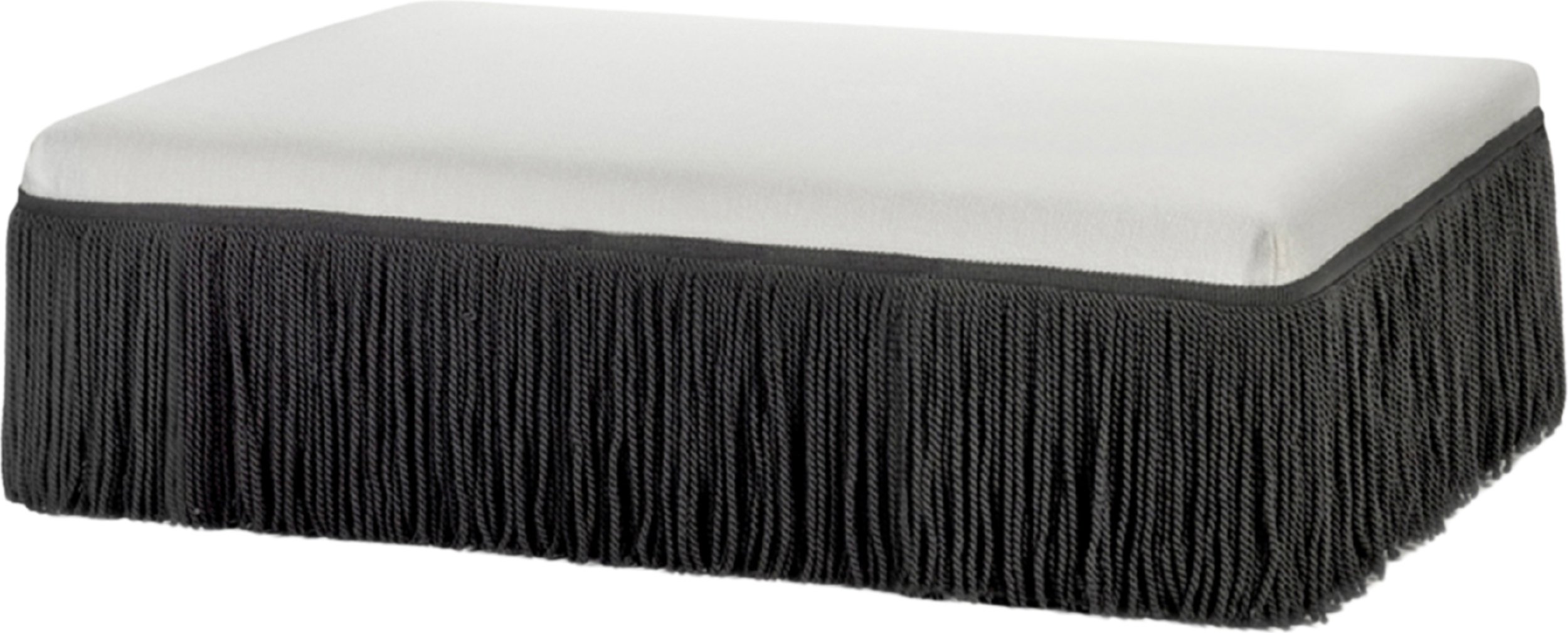 Puf Frin 140 cm biało-czarny