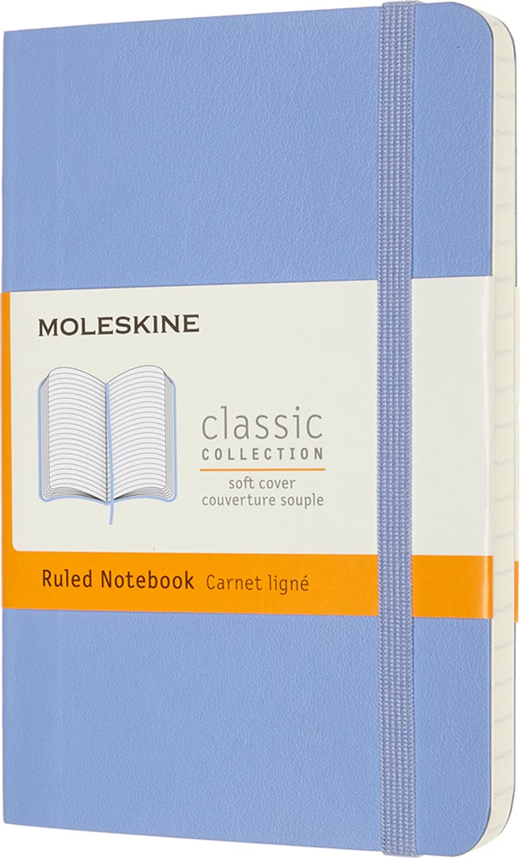 Notes w linię Moleskine P błękitny miękka oprawa