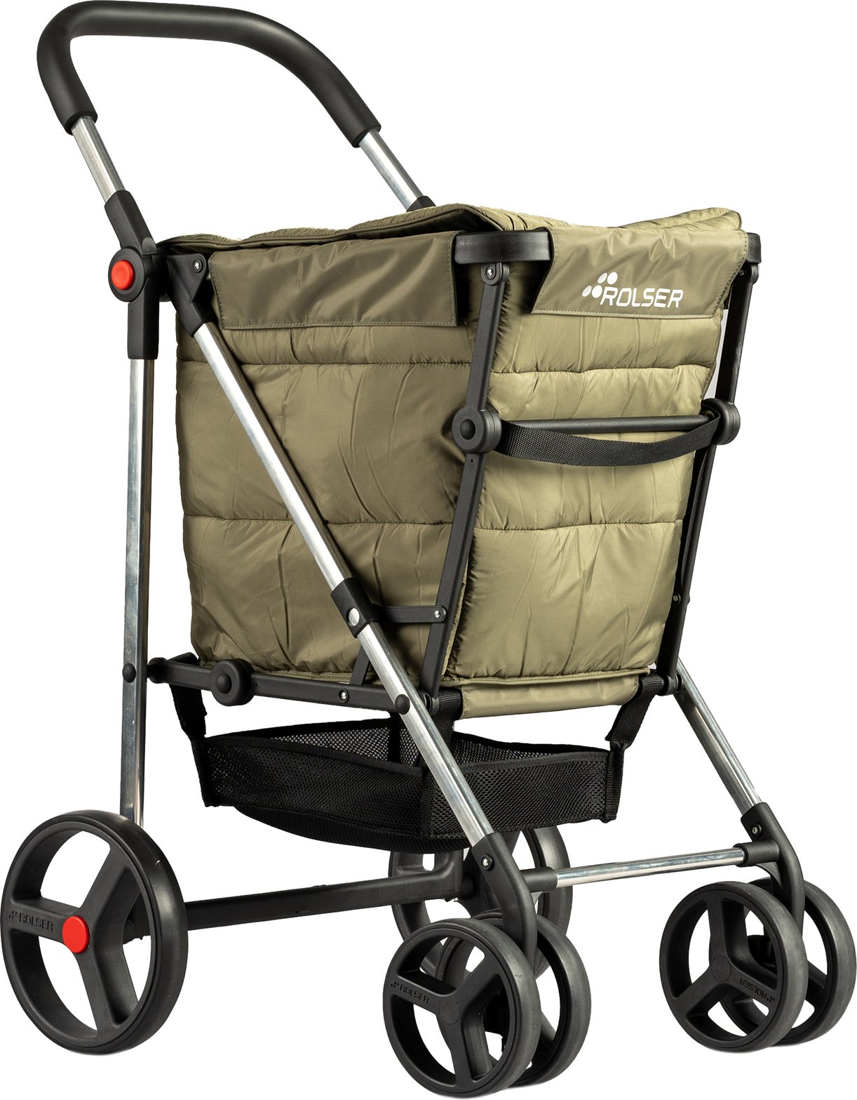 Wózek na zakupy Rolser Basket Polar 4B zielony składany