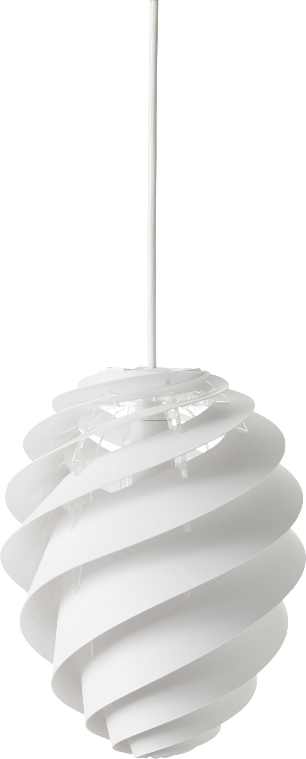 Lampa wisząca Swirl II 18 cm biała