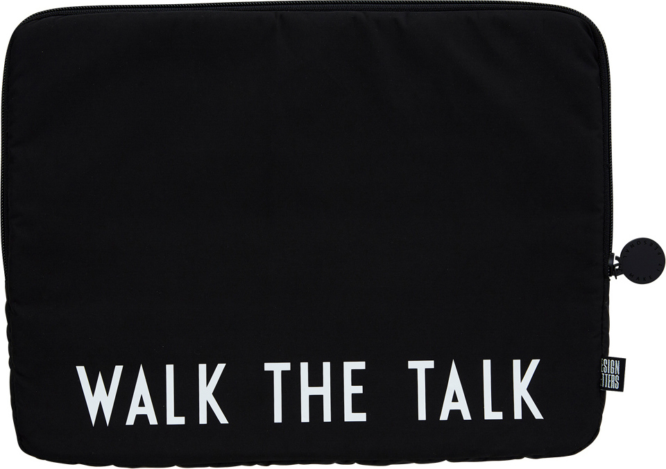 Etui na laptop Design Letters czarne