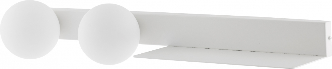 Kinkiet z półką Botanica Deco biały