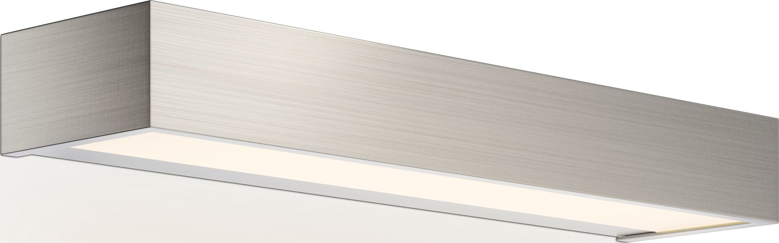 Lampa ścienna Box LED 40 cm nikiel