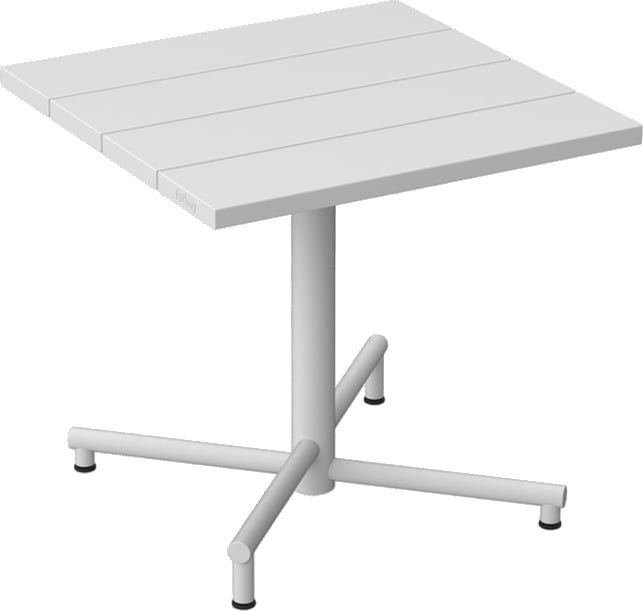 Stolik ogrodowy Fred's kwadratowy jasnoszary