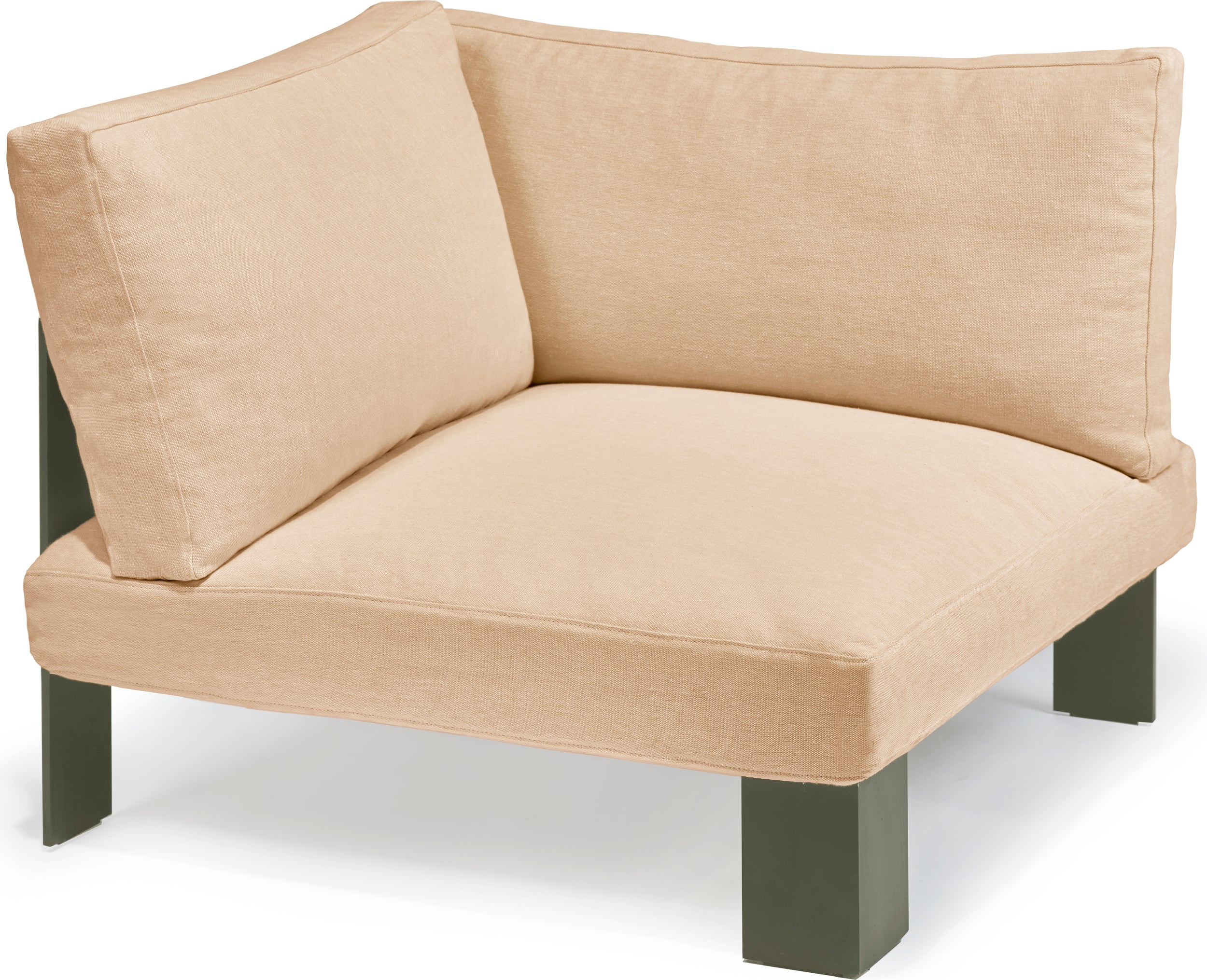 Narożnik sofy modułowej Serax 91 cm morelowy