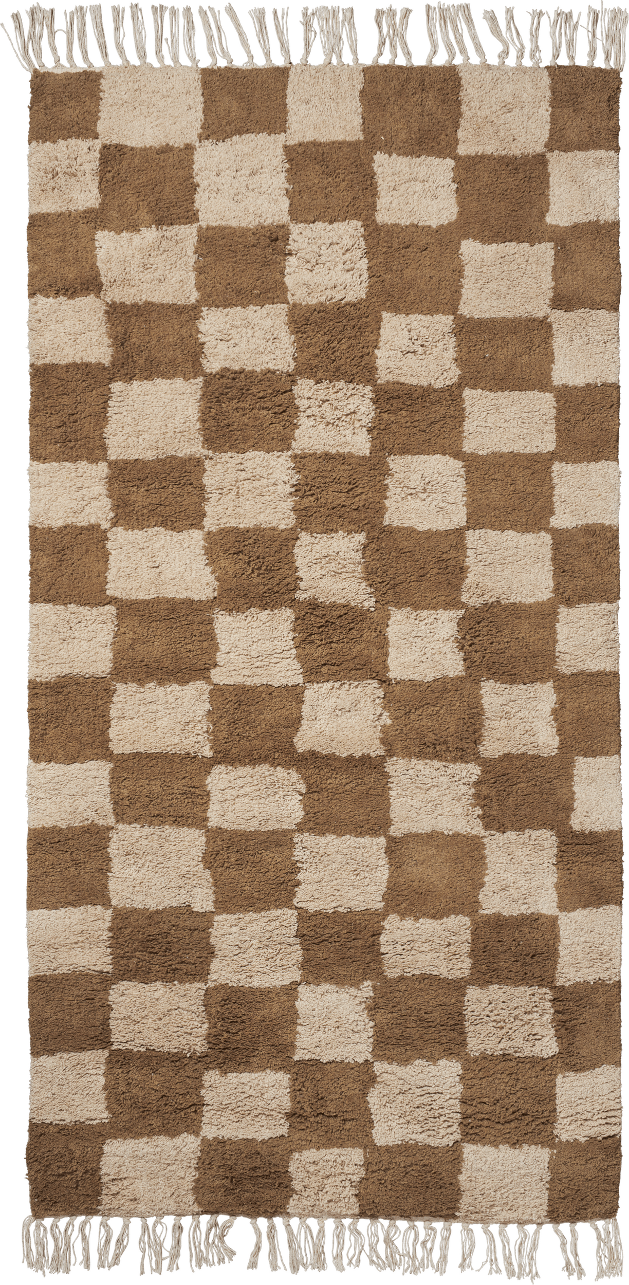 Dywan Mara 80 x 150 cm beżowo-brązowy