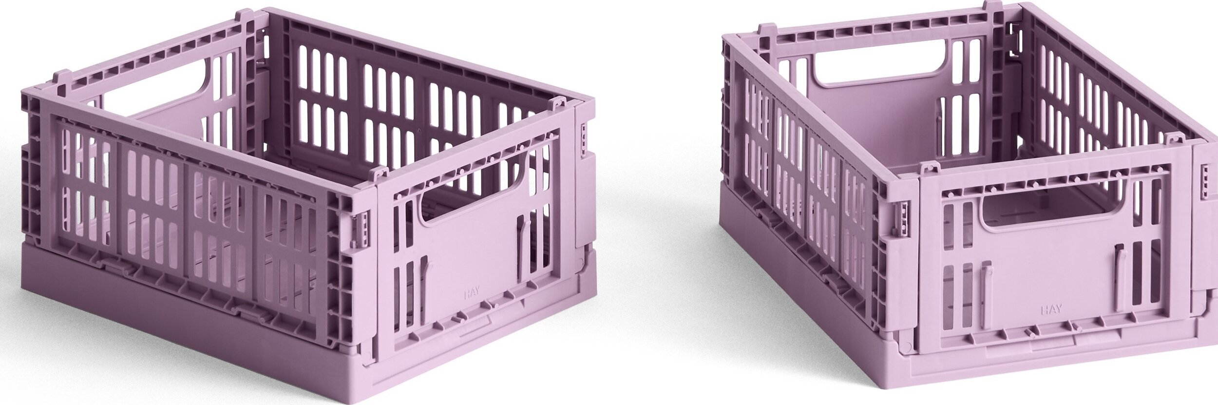 Kosze do przechowywania Hay Colour Crate Mini brudny róż 2 szt.