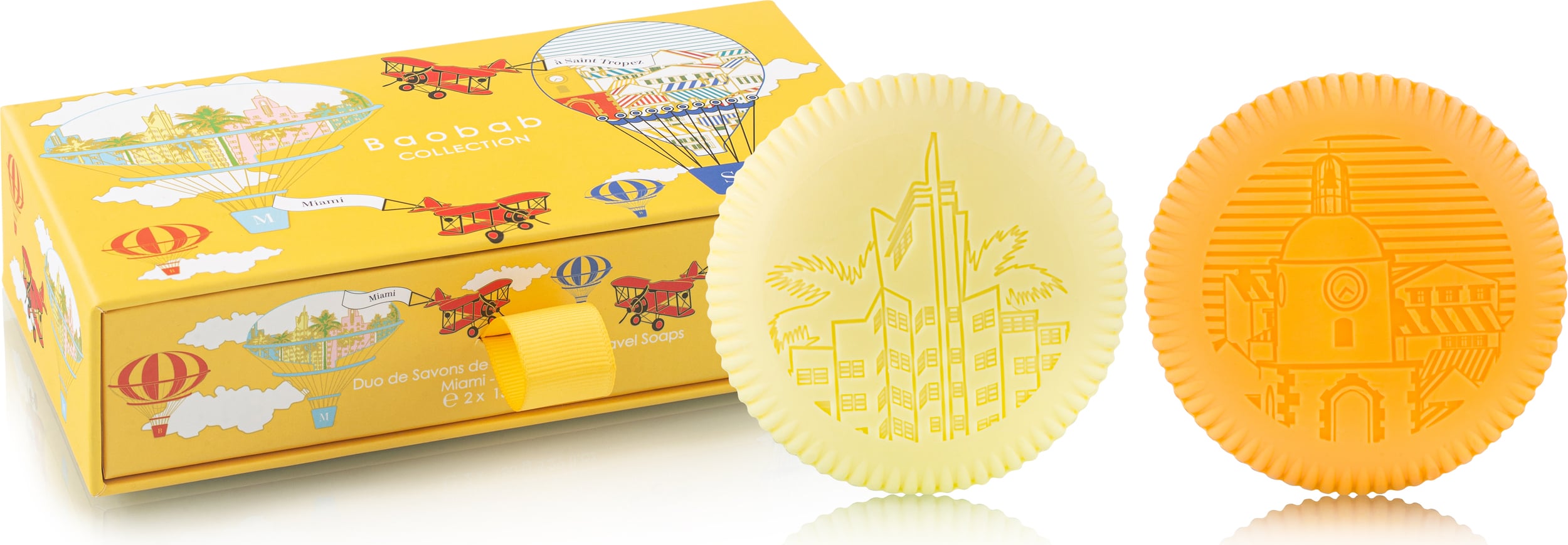 Mydła Baobab Gift Box Miami & Saint-Tropez 2 szt.