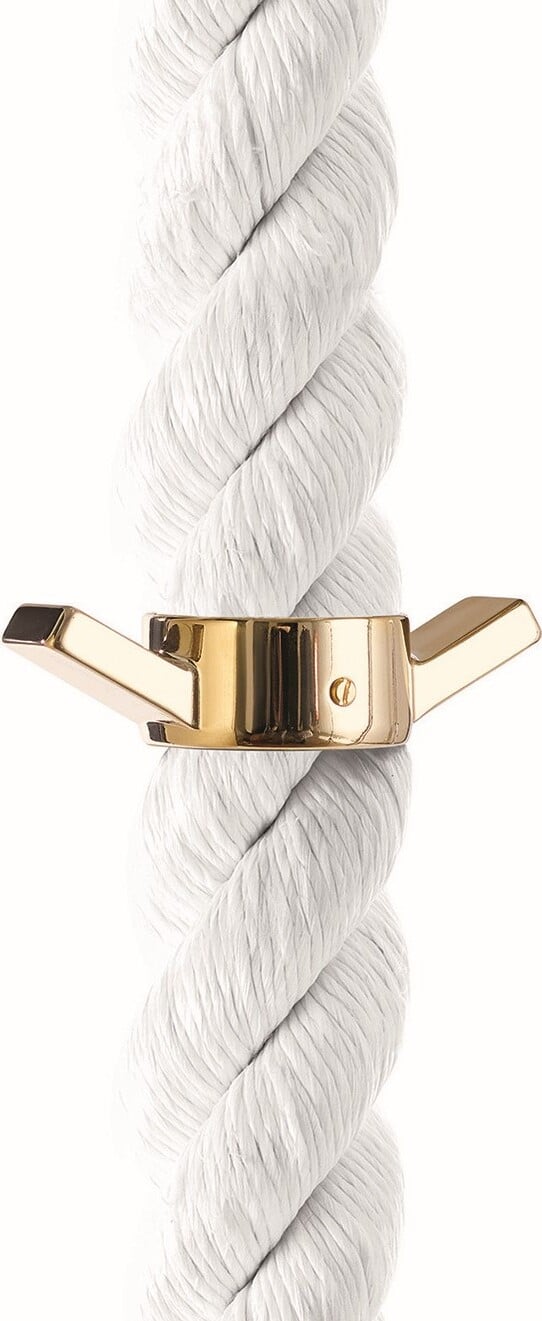 Pierścień z dwoma haczykami do wieszaka La Cima złoty