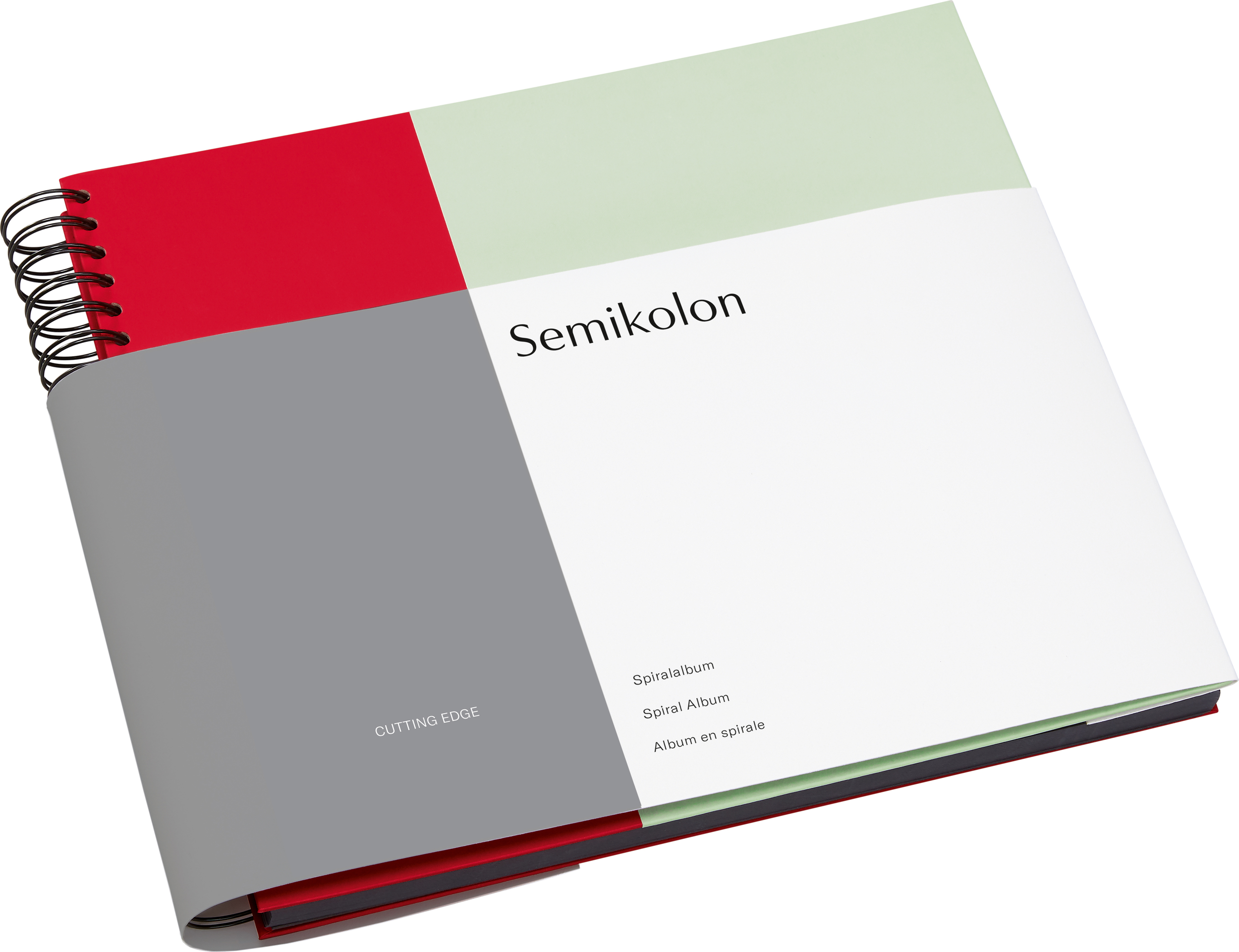 Album na zdjęcia Spiral Cutting Edge wiśniowo-pistacjowy