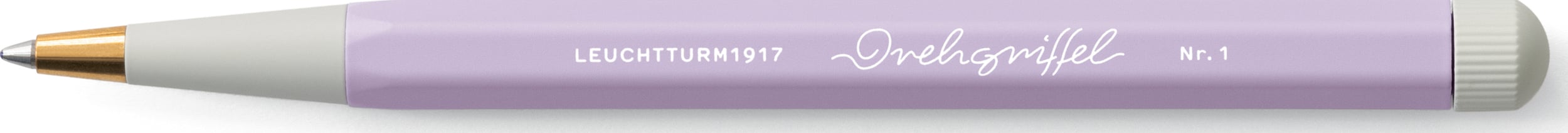 Długopis kulkowy z niebieskim tuszem Drehgriffel Nr. 1 liliowy
