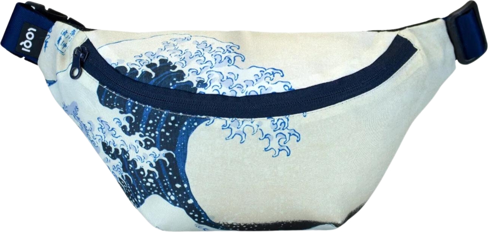 Saszetka LOQI Museum Katsushika Hokusai Wielka fala w Kanagawie z recyklingu