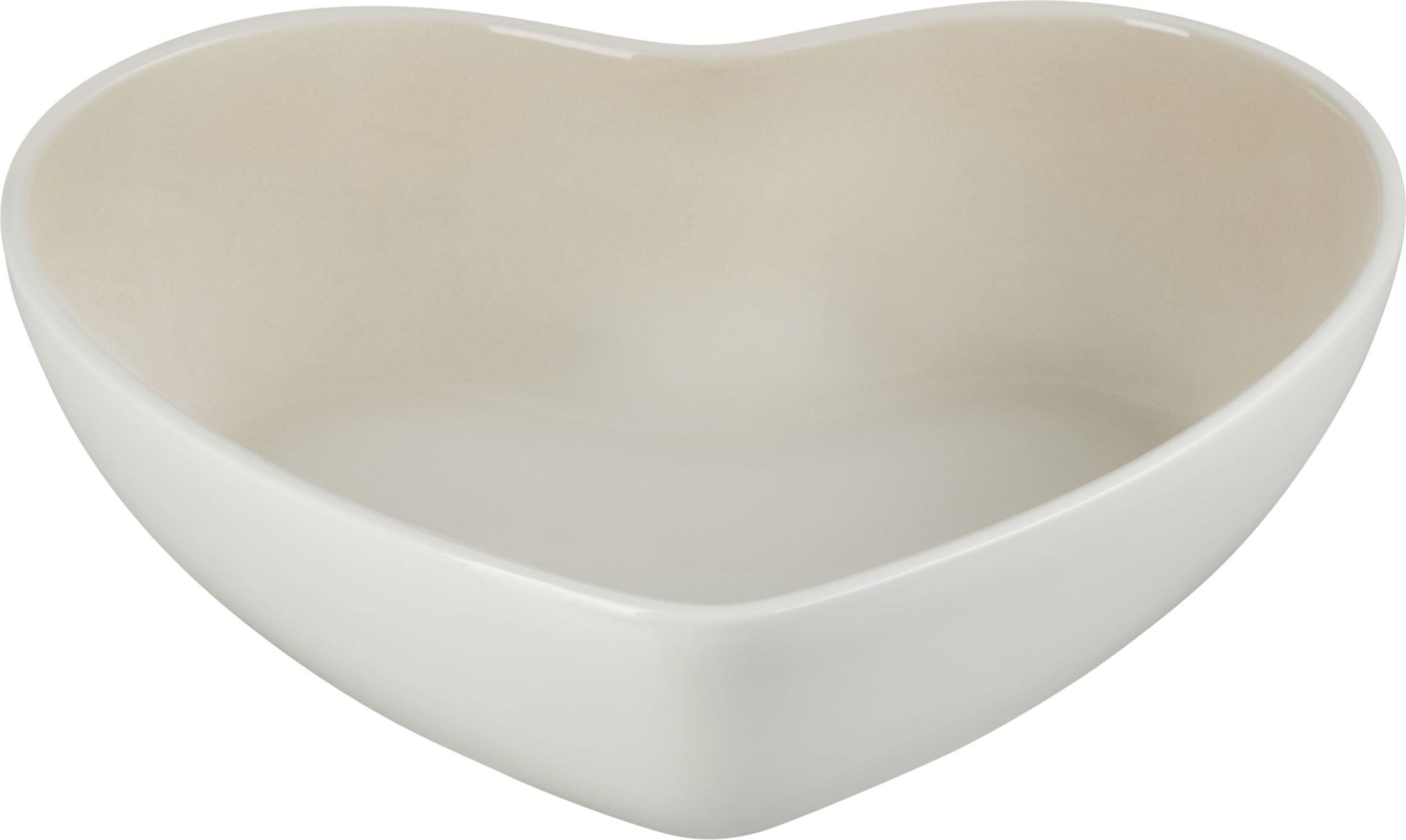 Misa do serwowania Heart 2,9 l beżowa