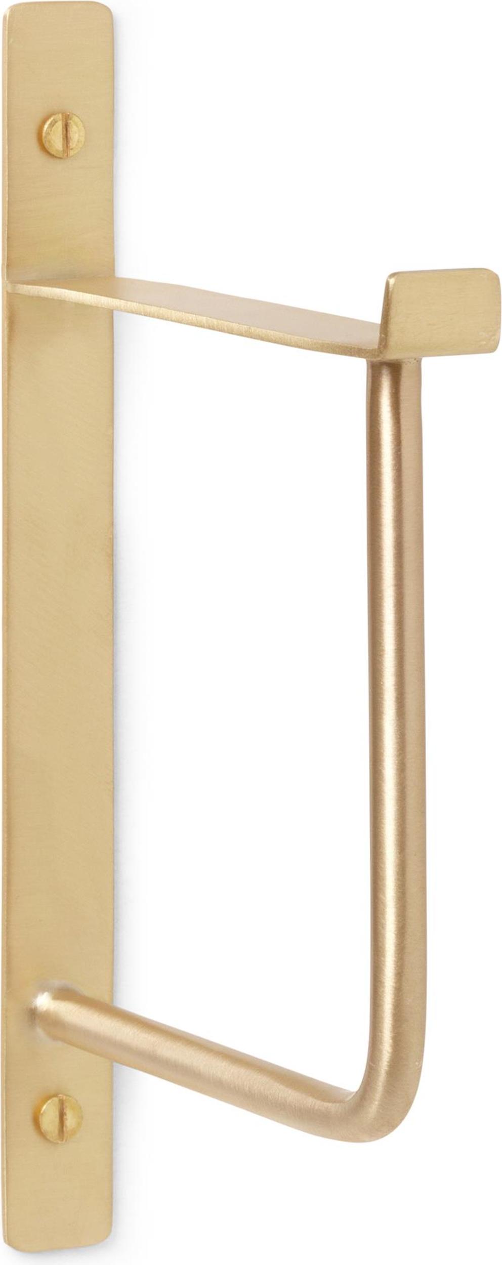 Wieszak ścienny Hang mosiądz