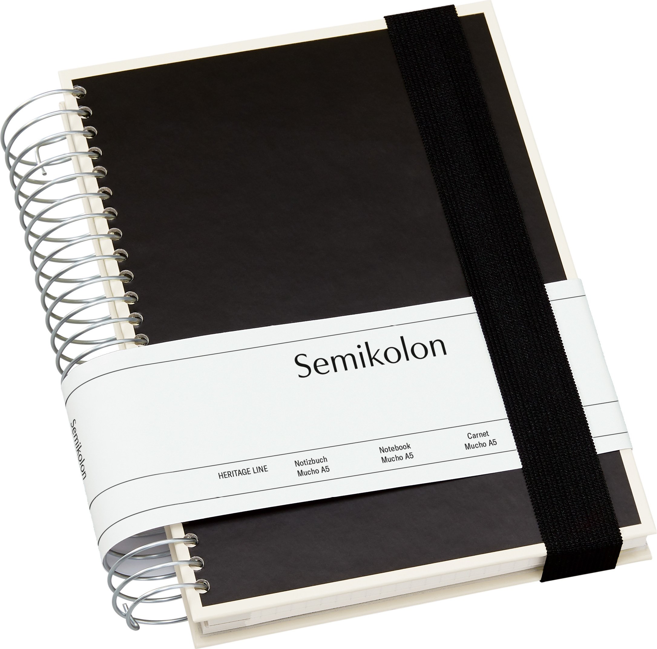 Notes Die Kante Mucho spirala A5 czarny 3 w 1