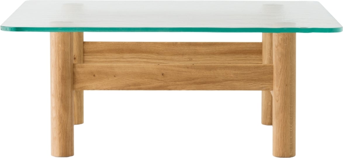 Stolik kawowy Brasilia na dębowych nogach