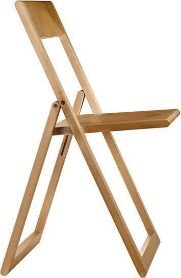 Krzesło składane Aviva naturalny buk