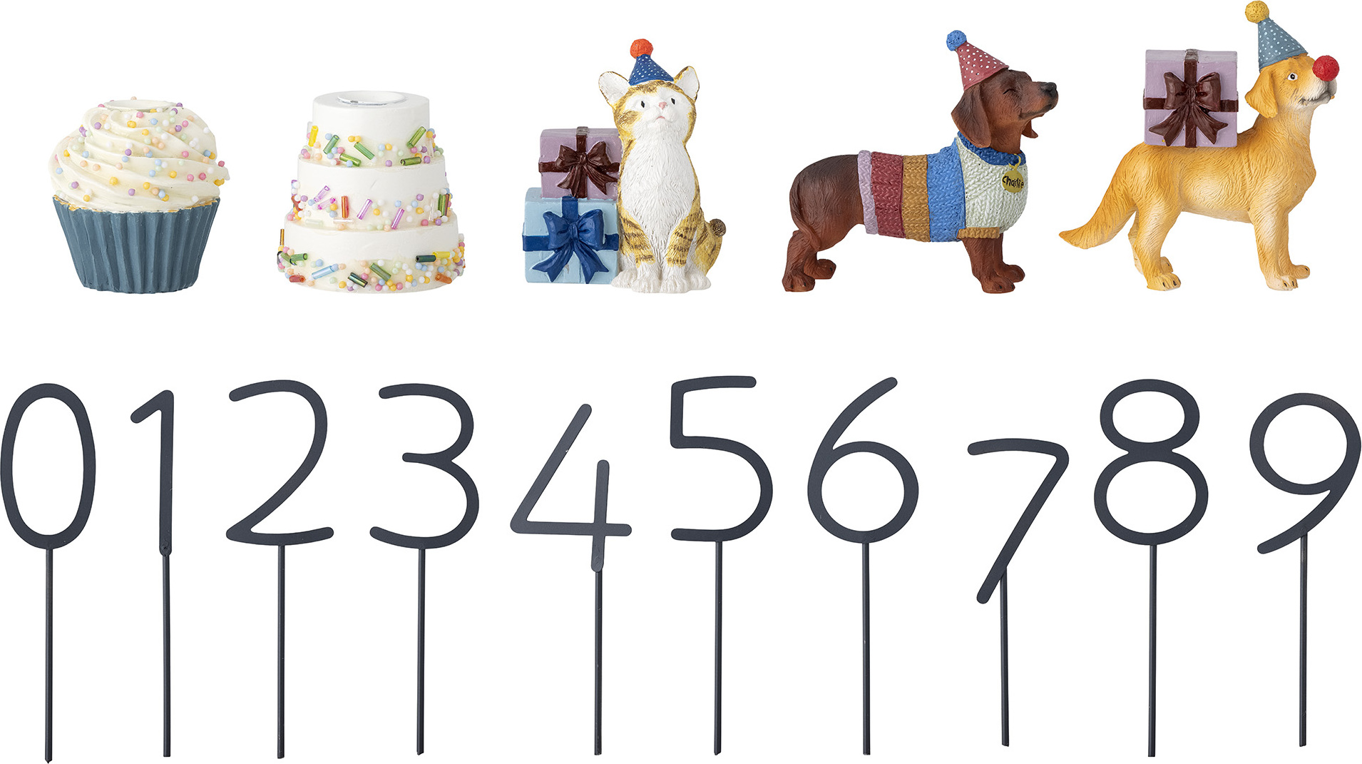 Dekoracje urodzinowe Salve 15 el.