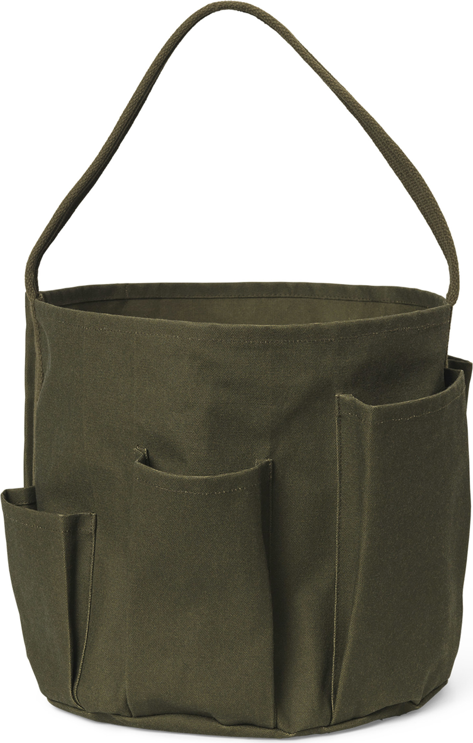 Kosz do przechowywania Bark Garden oliwkowy