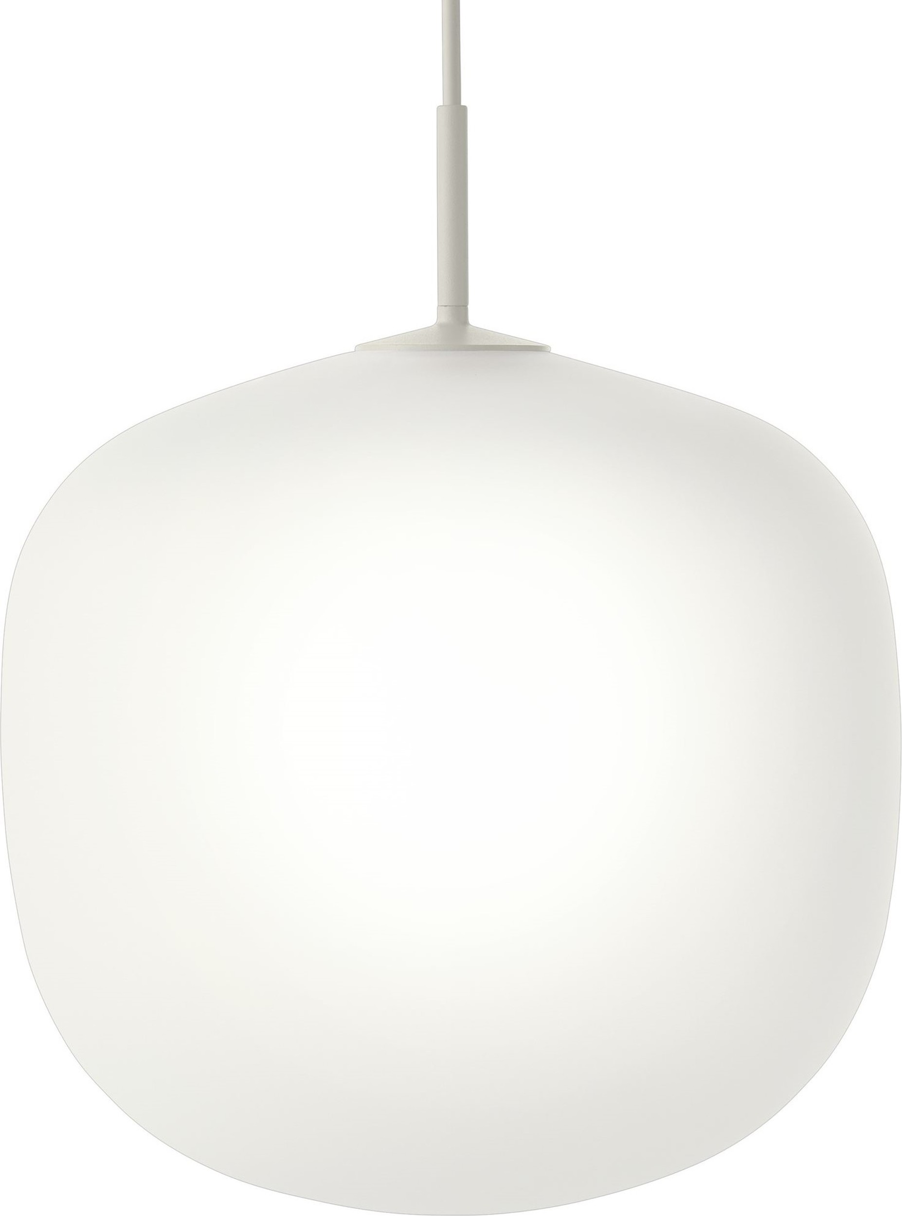 Lampa wisząca Rime 37 cm szara