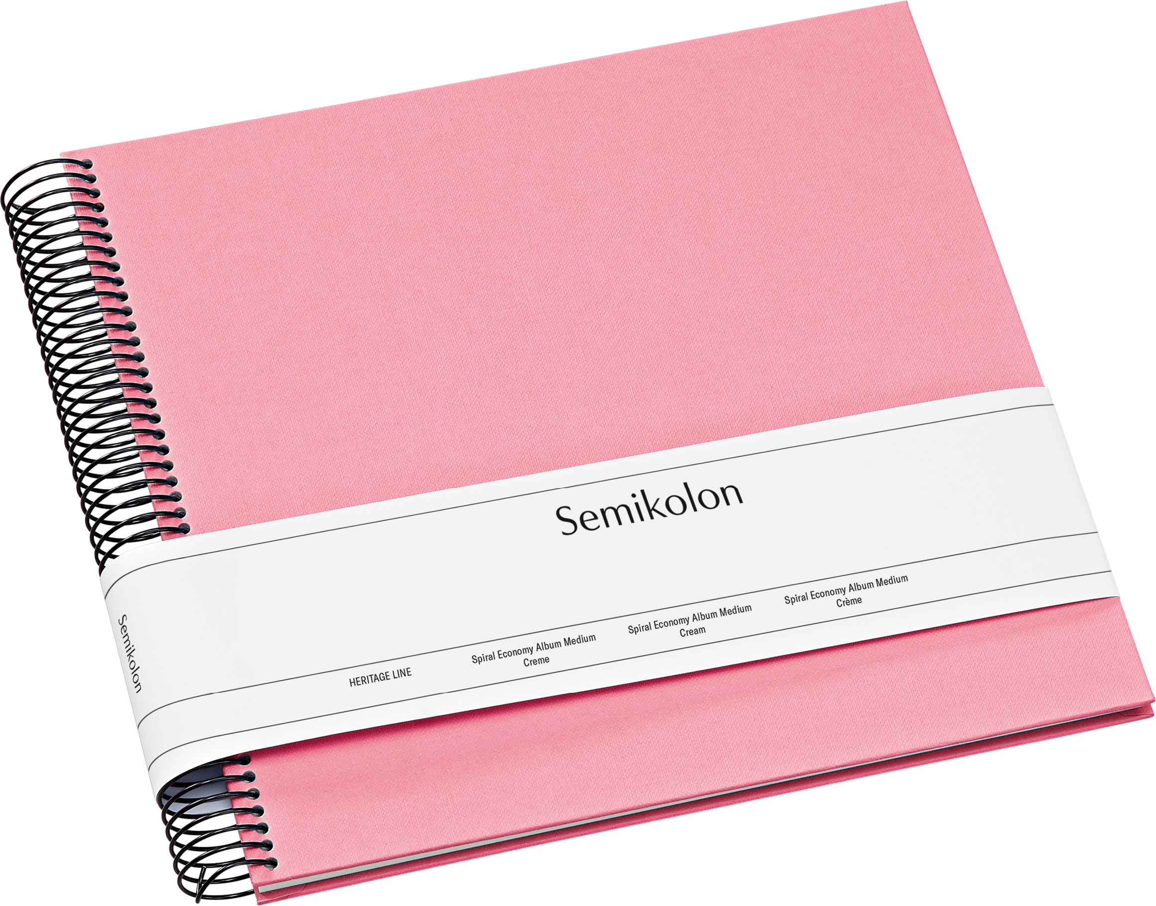 Album na zdjęcia Uni Economy średni różowy z białymi kartami