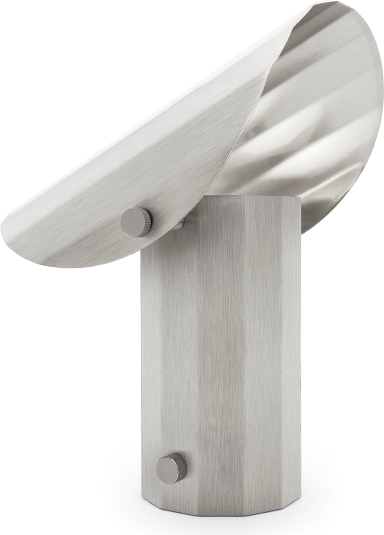 Lampa stołowa Apolin 30 cm stal szczotkowana