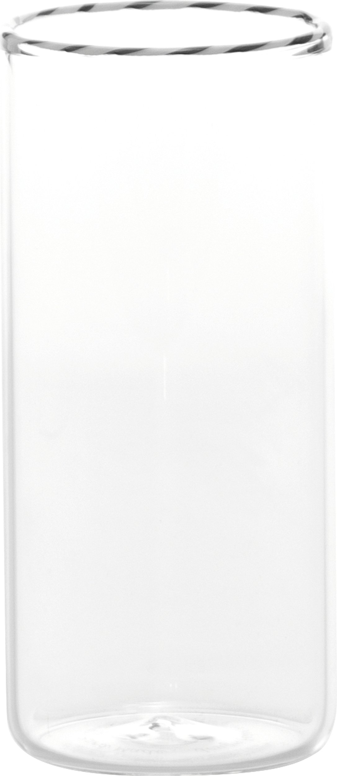 Szklanka Intrecci wysoka 420 ml czarno-biała