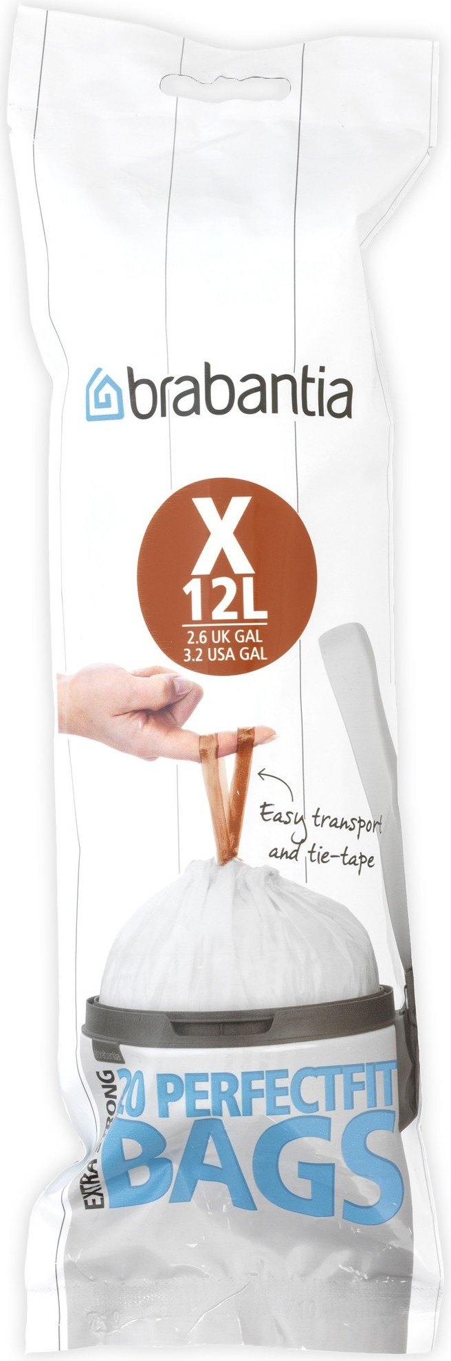 Worki na śmieci Brabantia rozmiar X 12 l rolka 20 szt.