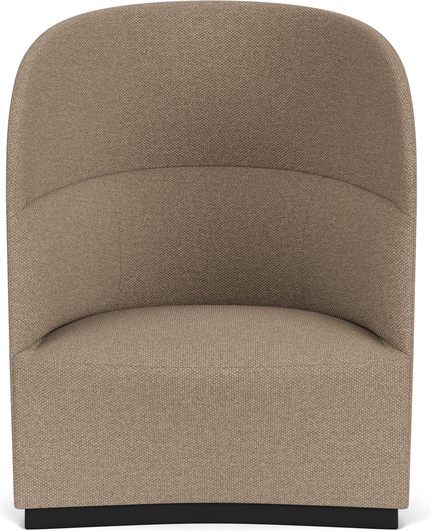 Fotel z wysokim oparciem Tearoom 89 cm beżowy