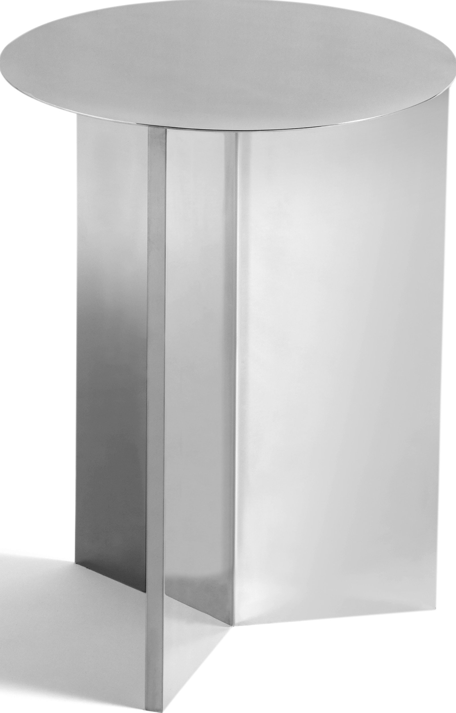 Stolik boczny Slit okrągły 35 cm lustrzany