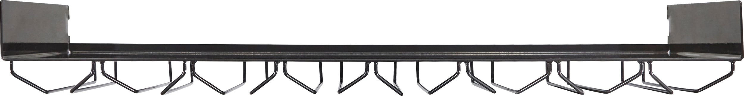 Uchwyty na kieliszki do półki ściennej Fari czarne