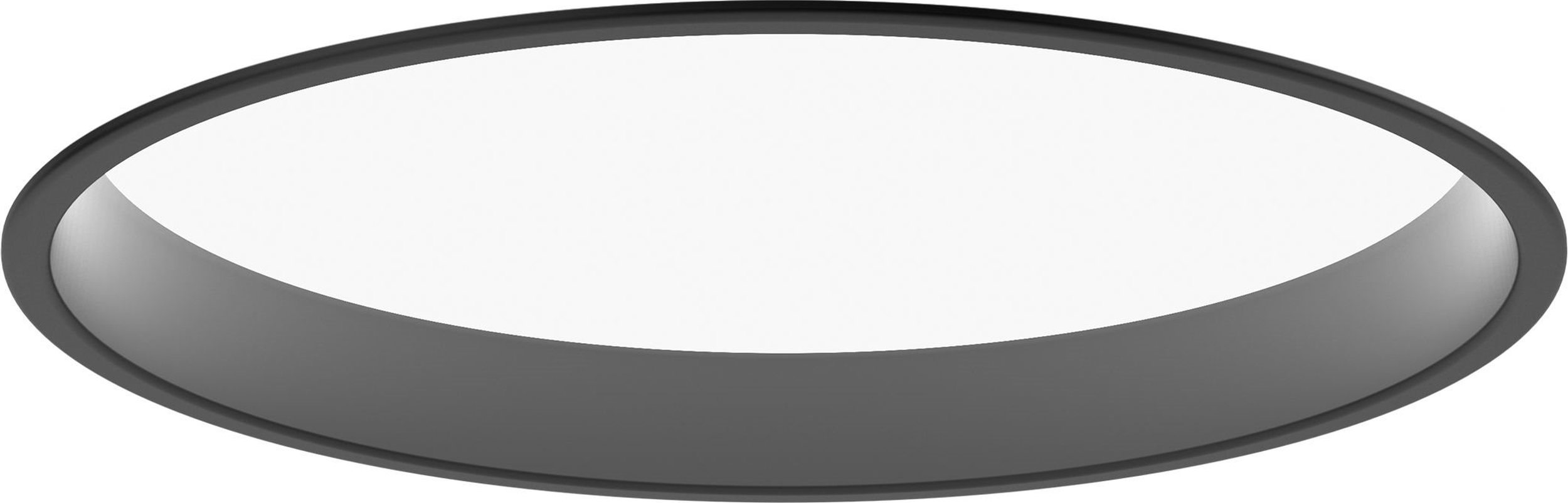 Plafon Circle Recessed LED 3000K 45,6 cm czarny