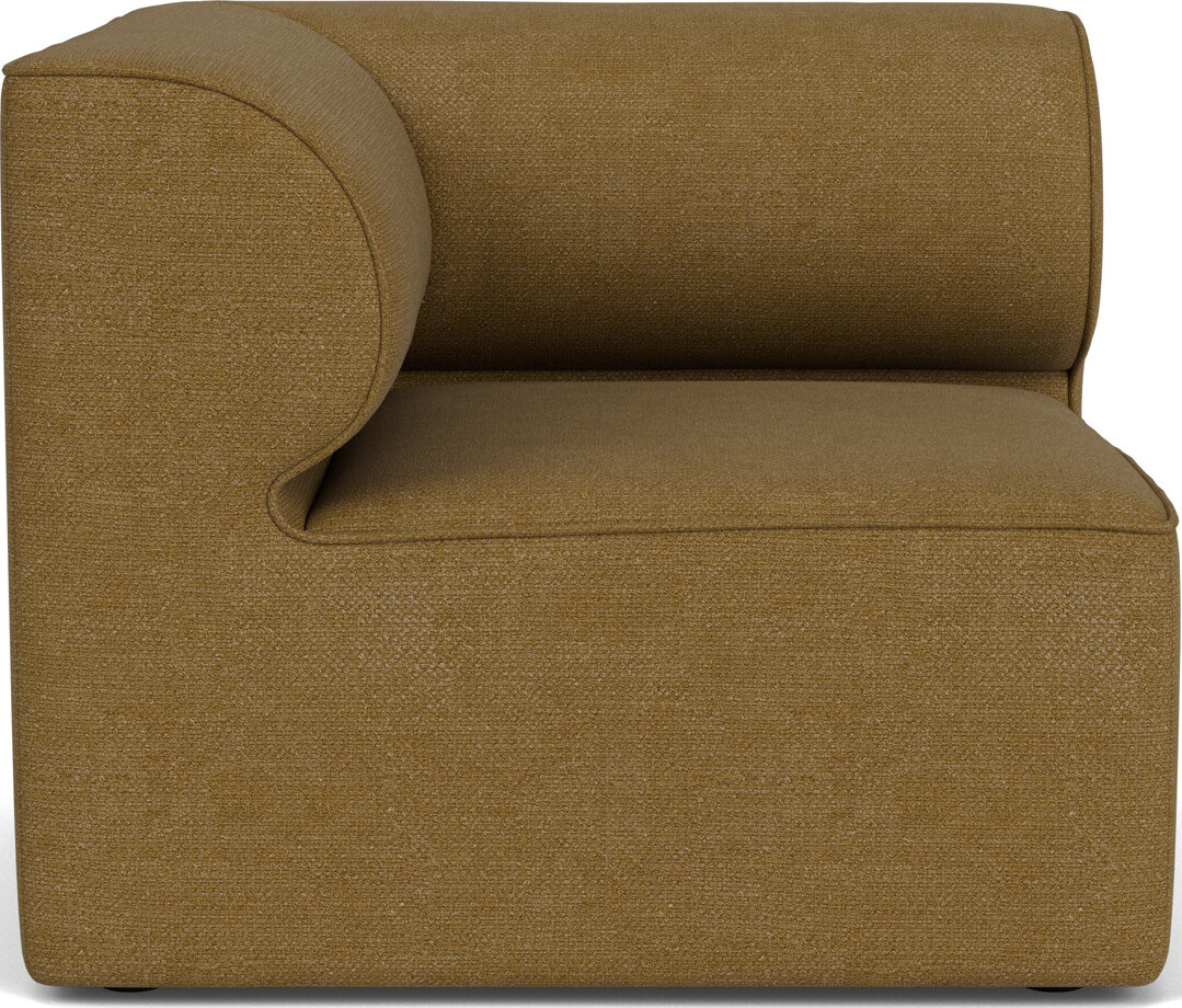 Narożnik lewostronny sofy modułowej Eave Bouclé 86 x 86 cm brązowy