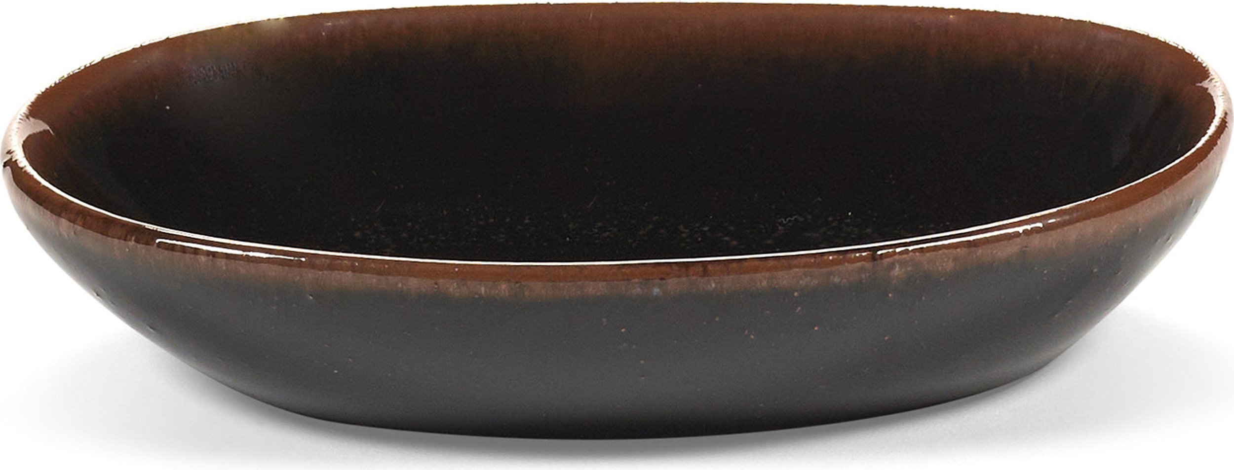 Miska Out of Lines 200 ml brązowo-czarna