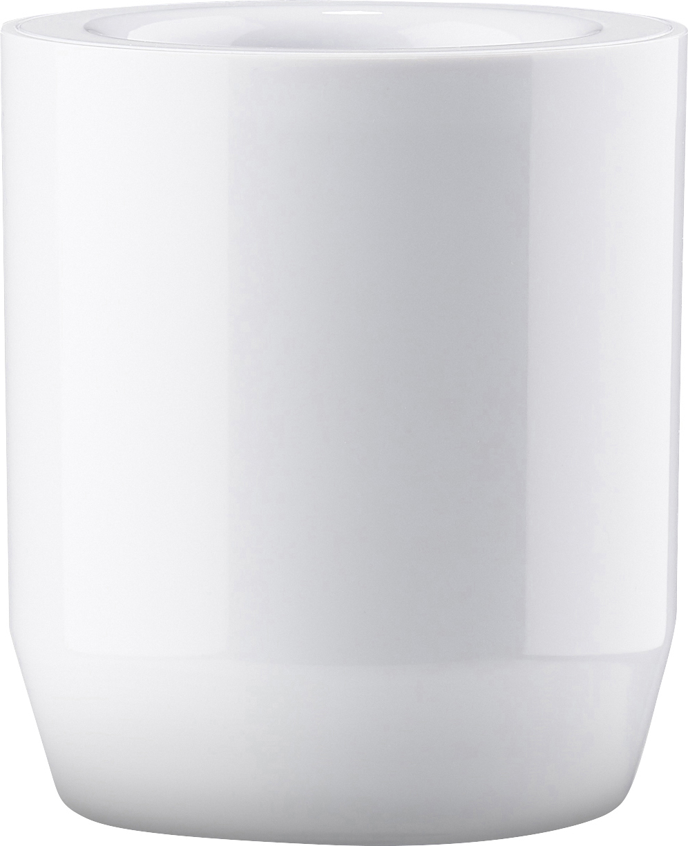 Kubek na szczoteczki Suii 9 cm biały