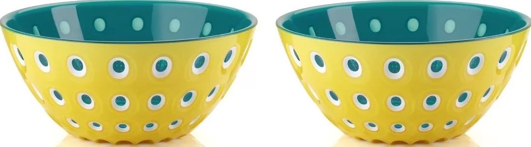 Miseczki na przekąski Le Murrine 12,5 cm żółto-niebieskie 2 szt.