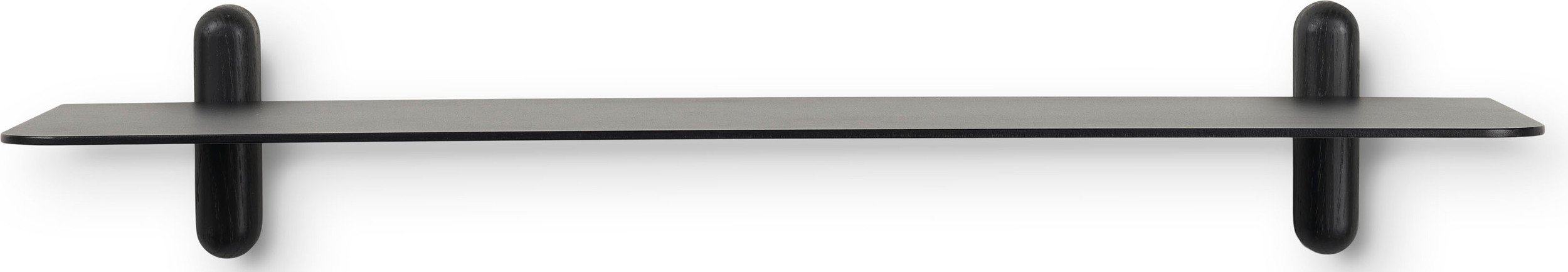 Półka ścienna Nivo Large G 66,5 cm czarny jesion