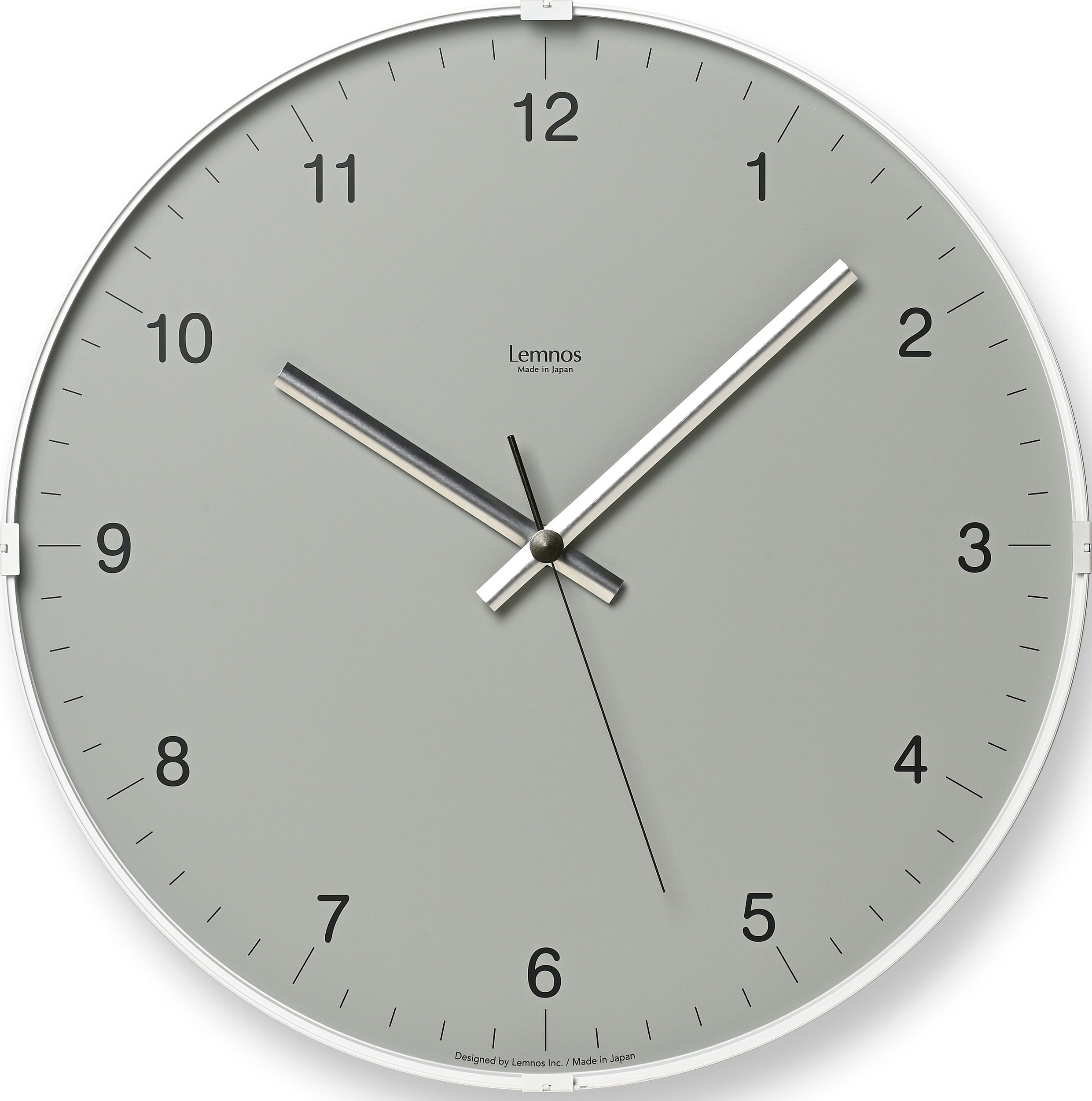 Zegar ścienny Biome 32 cm szary