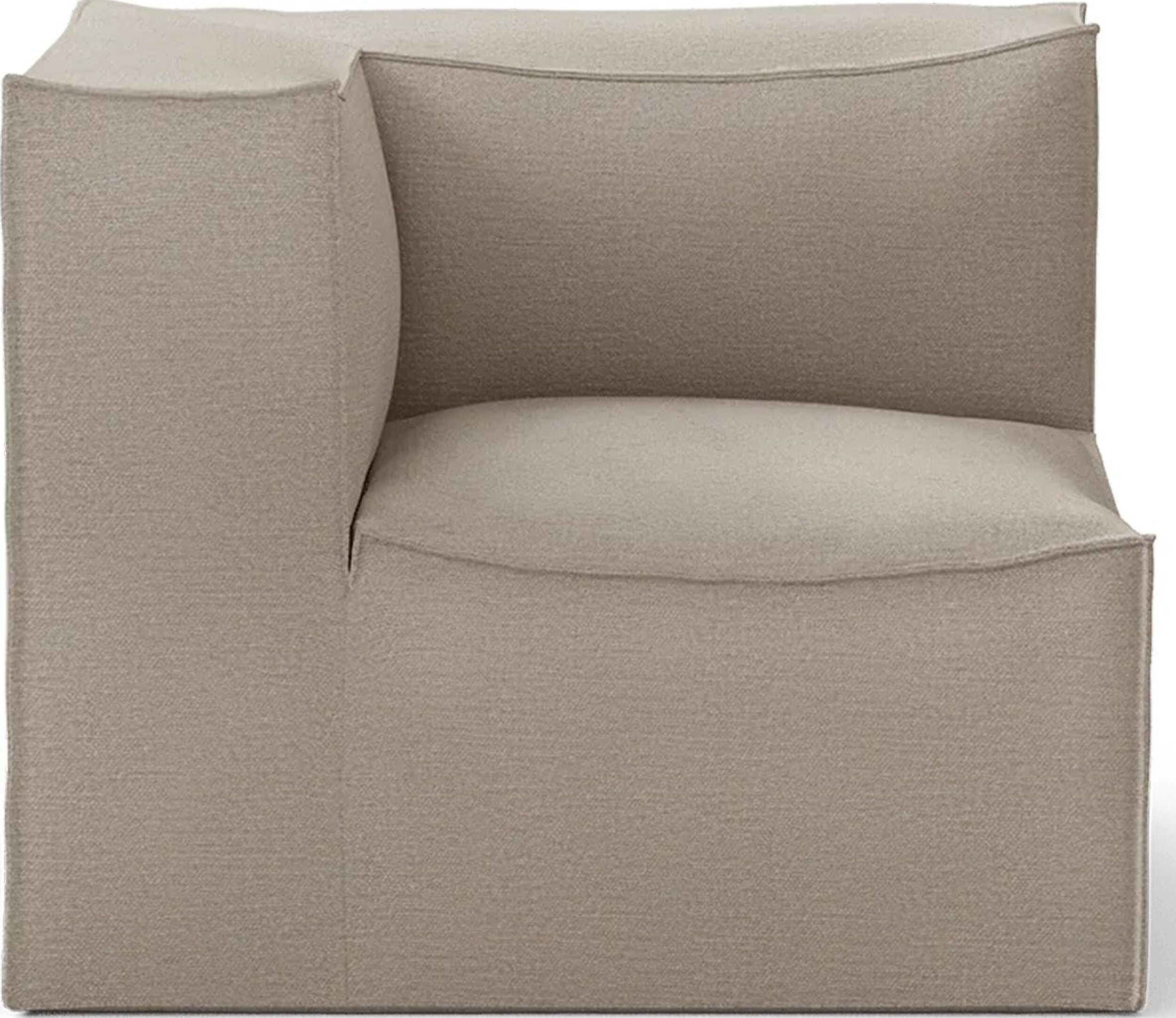 Narożnik lewostronny Catena Cotton Linen 95 cm beżowy