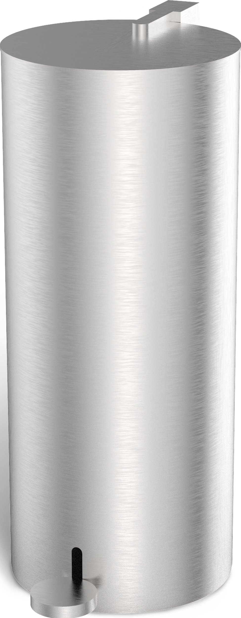 Kosz łazienkowy na śmieci Mikado 34,5 cm stal nierdzewna matowa