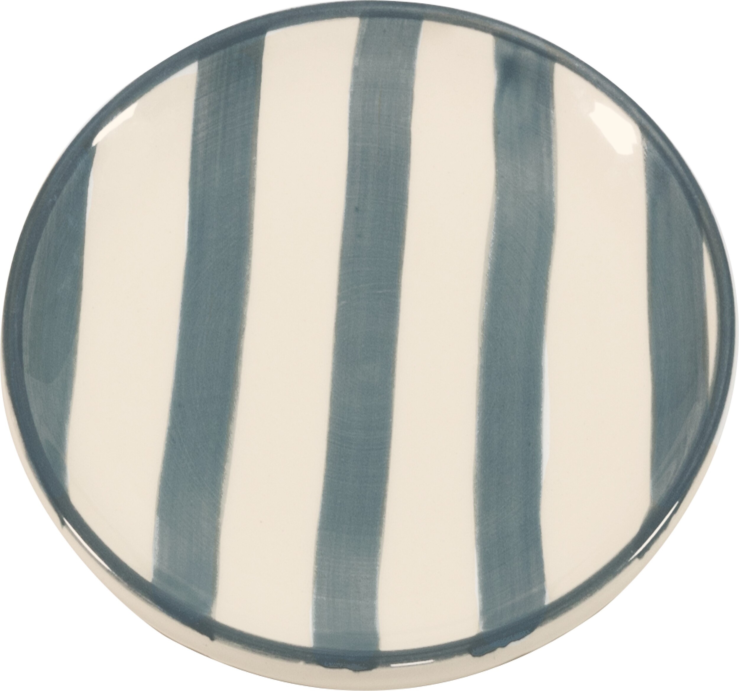 Talerzyk Lido w paski 13 cm szary