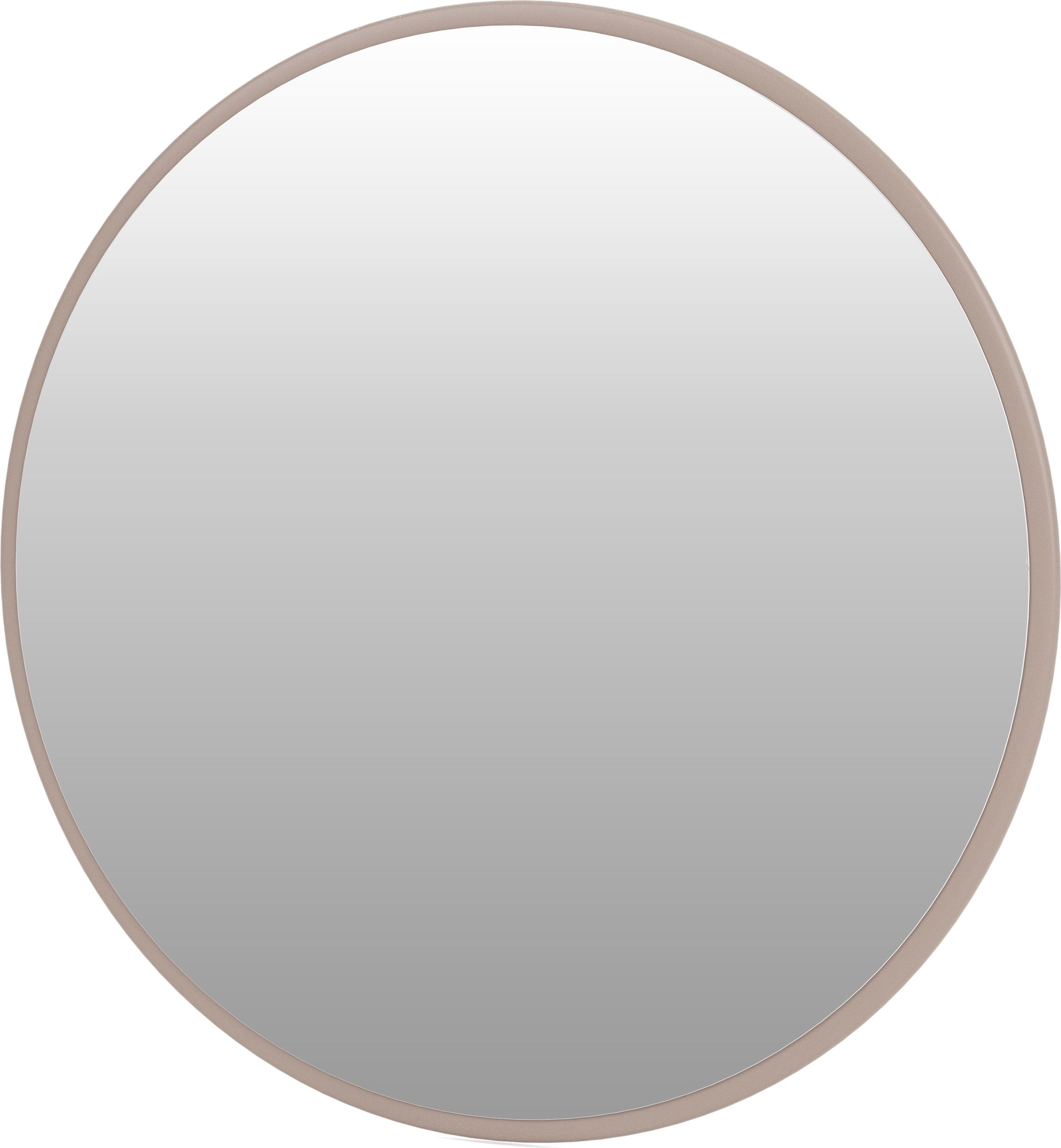 Lustro ścienne Montana Mini okrągłe beżowe