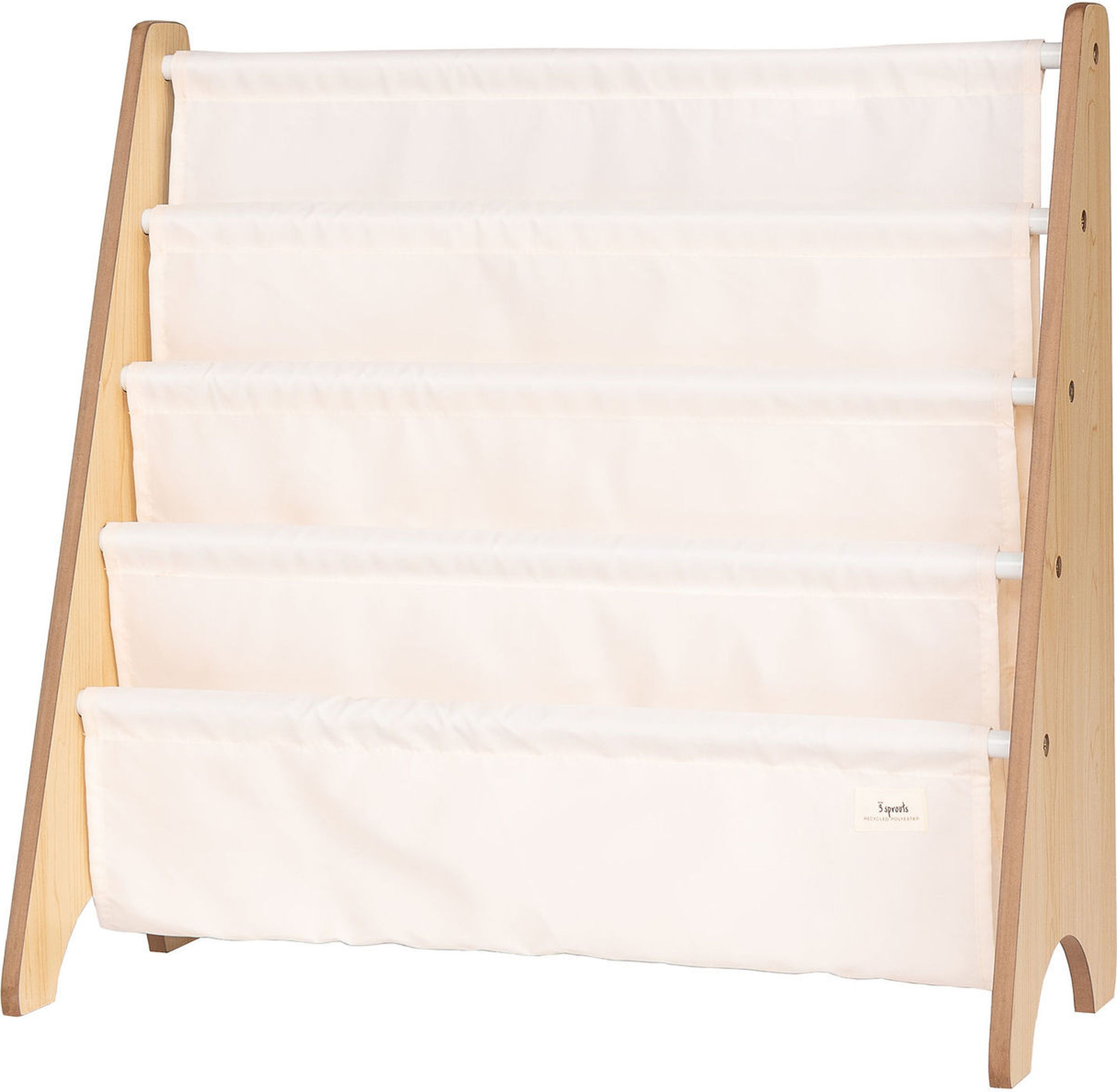 Stojak na książki Solid kremowy