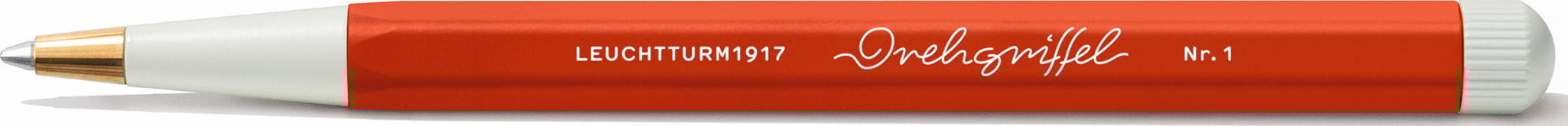 Długopis żelowy z czarnym tuszem Drehgriffel Nr. 1 ciemnopomarańczowy