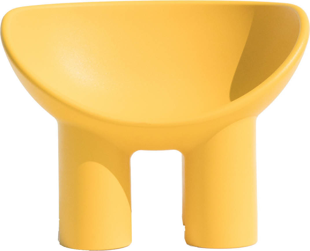 Fotel Roly Poly żółty