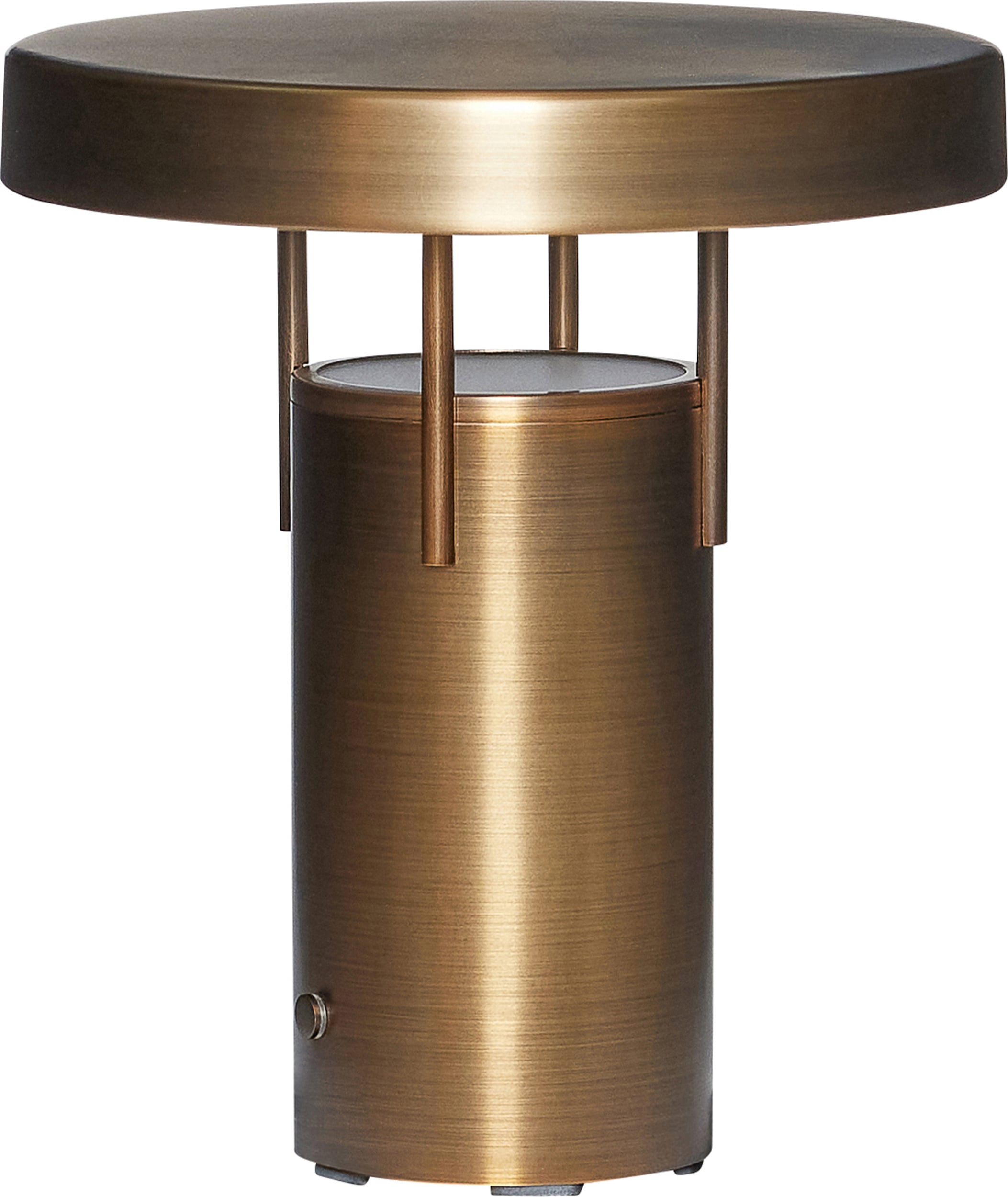 Lampa stołowa bezprzewodowa BringMe Mini mosiądz