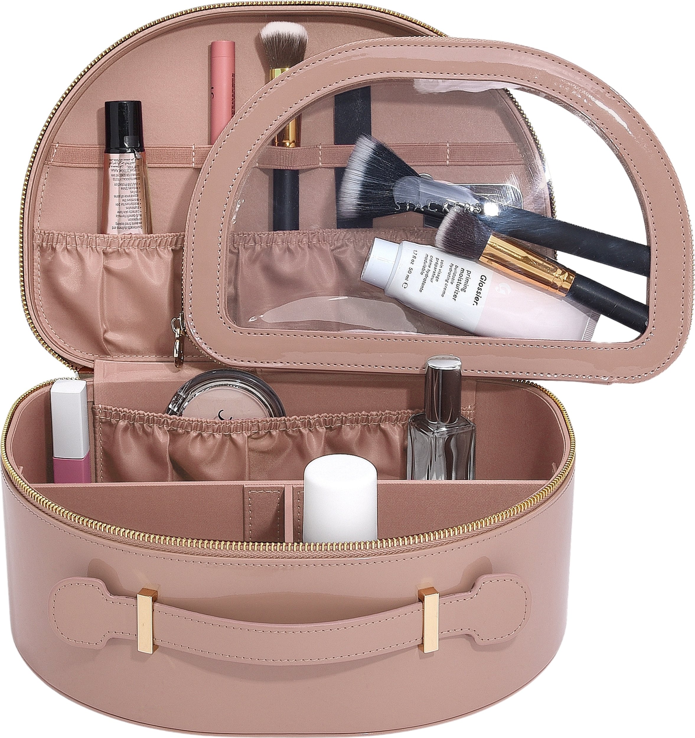 Kosmetyczka Stackers Vanity miedziany róż